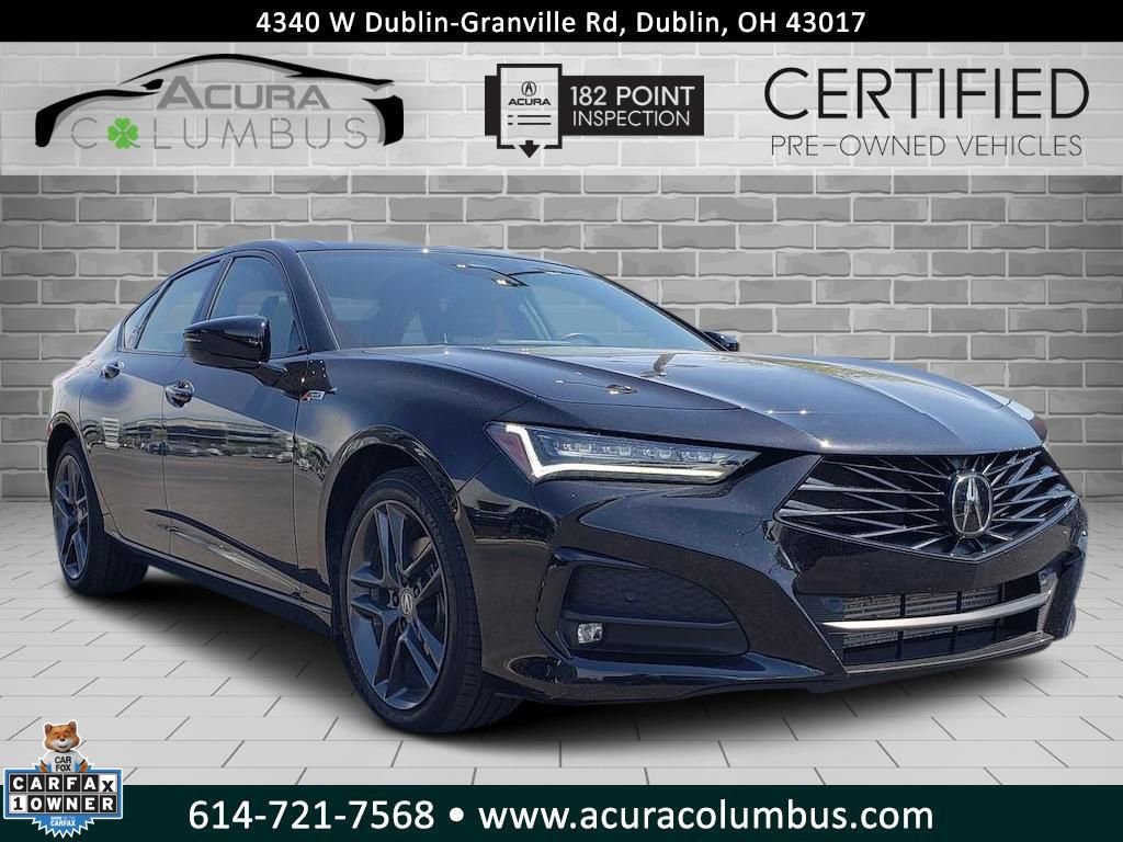 Certified 2024 Acura TLX SH-AWD w/ A-SPEC Pkg image 1
