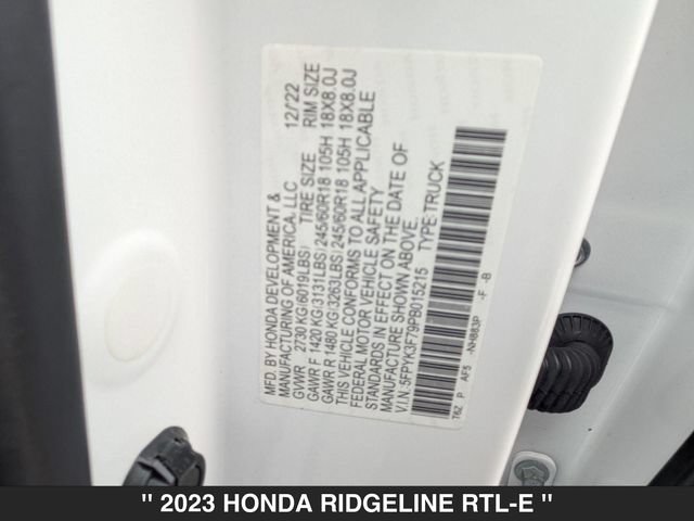 Used 2023 Honda Ridgeline RTL-E image 41