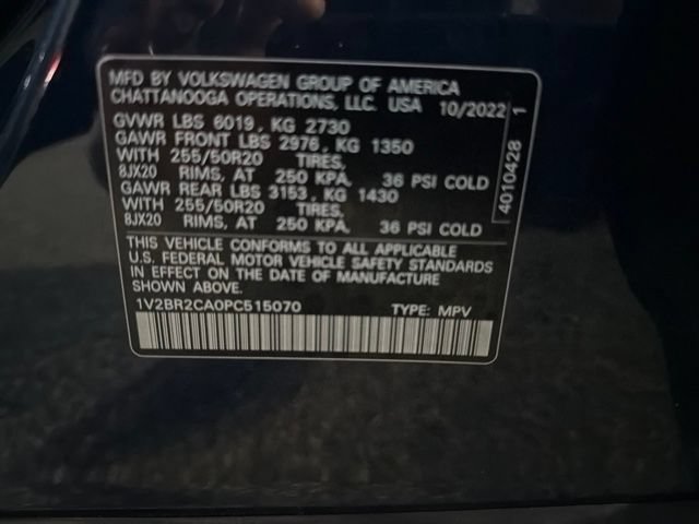 Used 2023 Volkswagen Atlas SEL AWD/4WD image 21