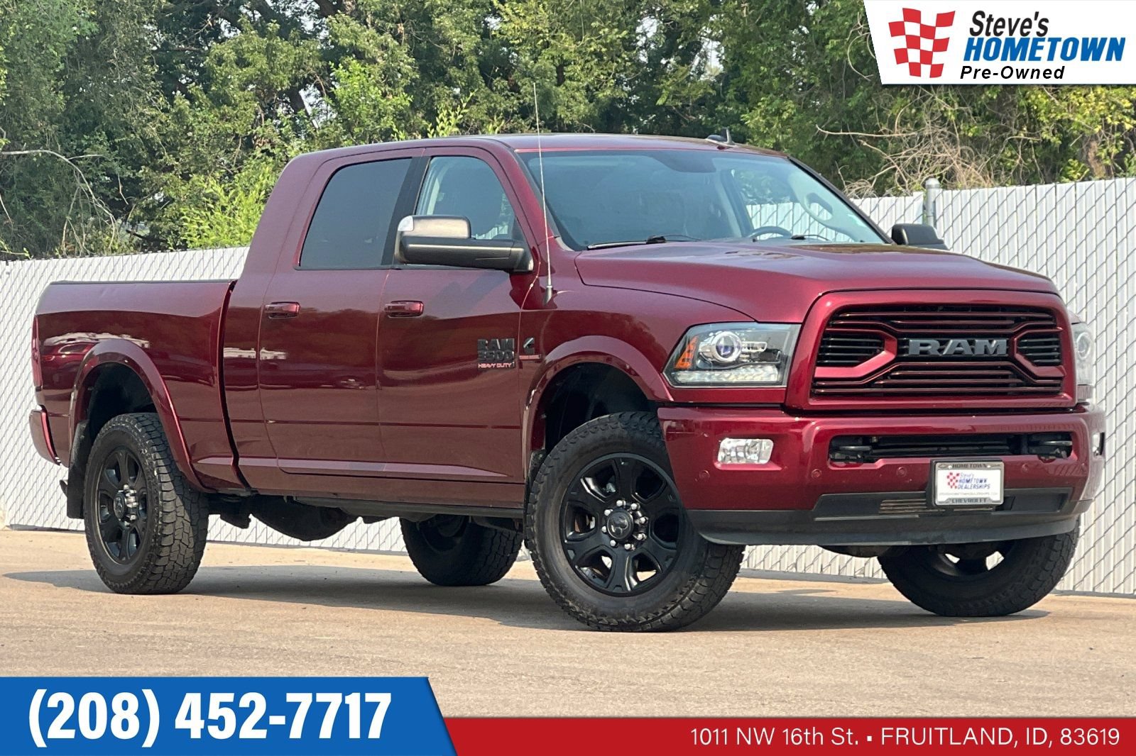 Used 2018 RAM 3500 Laramie w/ Sport Appearance Group