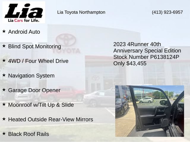 Used 2023 Toyota 4Runner 40th Anniversary SE AWD/4WD image 14