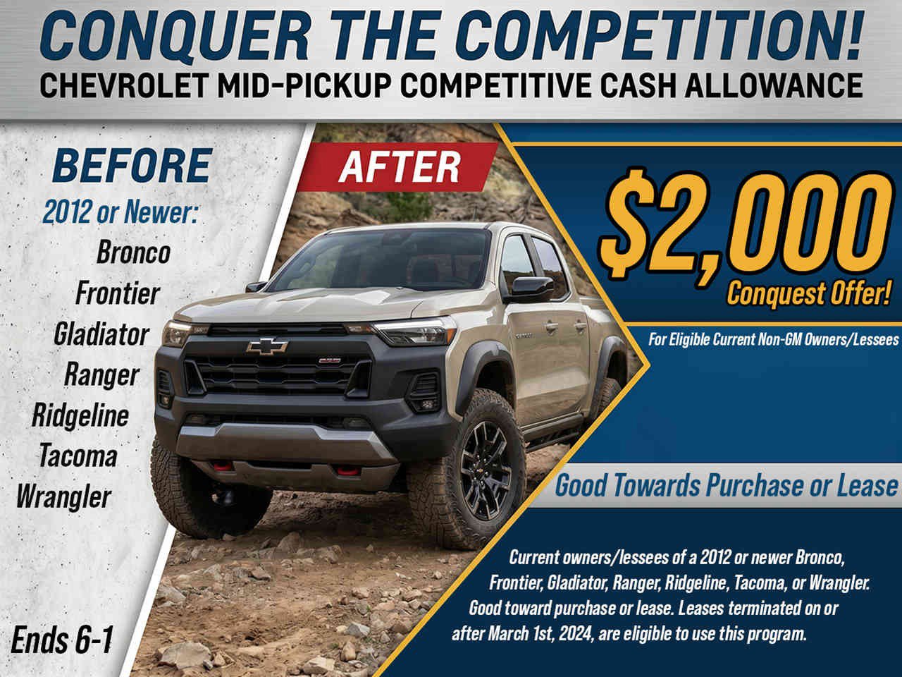 New 2026 Chevrolet Colorado W/T RWD image 3