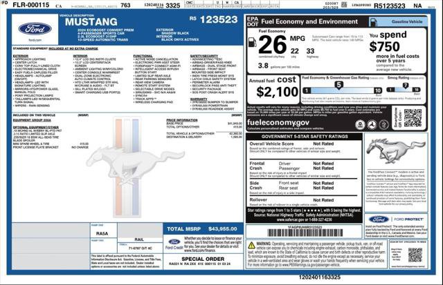 Used 2024 Ford Mustang Premium RWD image 4
