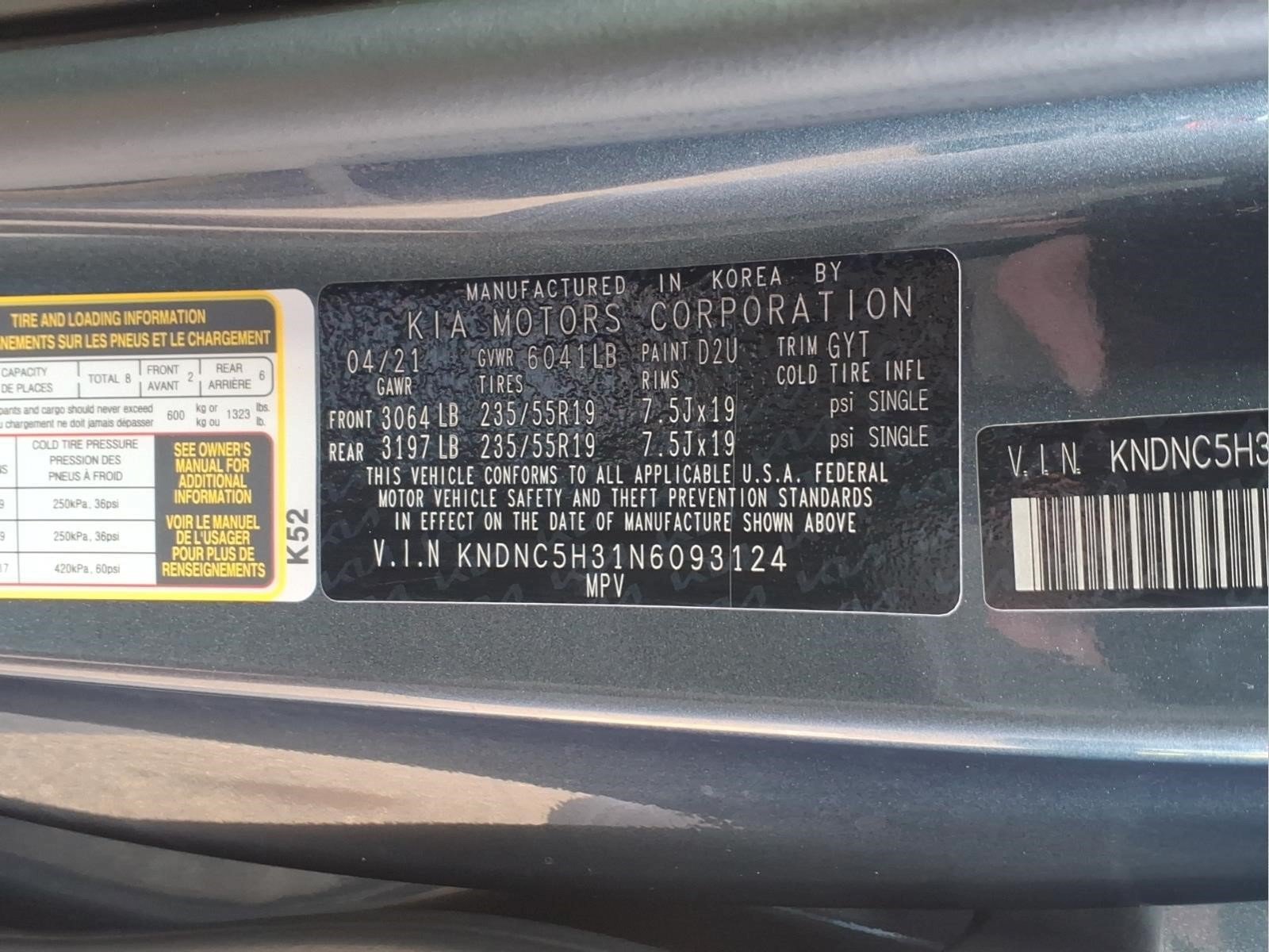 Used 2022 Kia Carnival EX FWD image 28