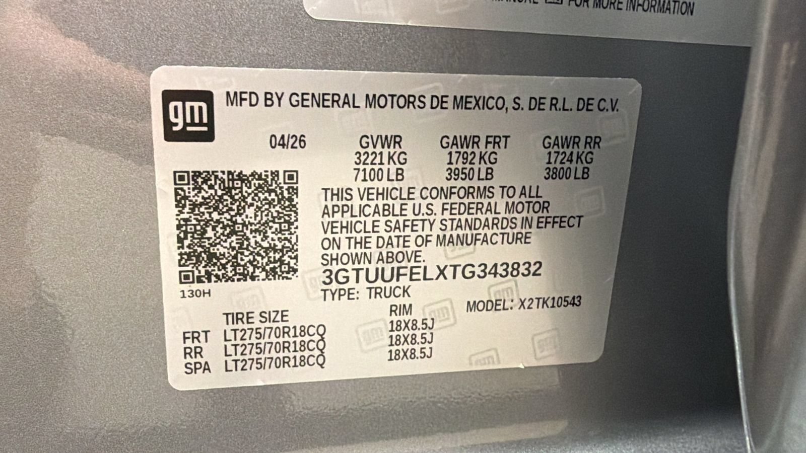 Used 2026 GMC Sierra 1500 AT4X AWD/4WD image 45