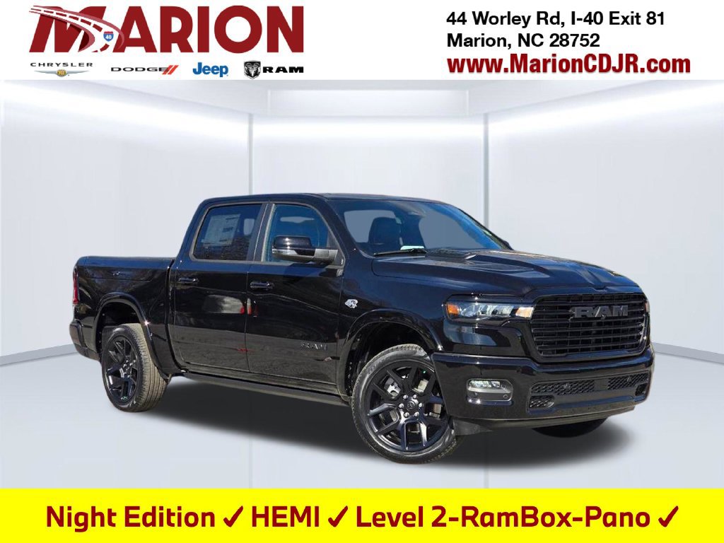 New 2026 RAM 1500 Laramie w/ Night Edition AWD/4WD 360° Tour