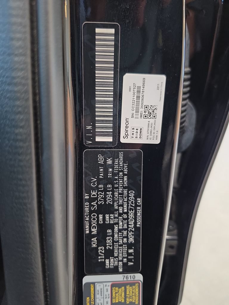 Certified 2024 Kia Forte LXS FWD image 39