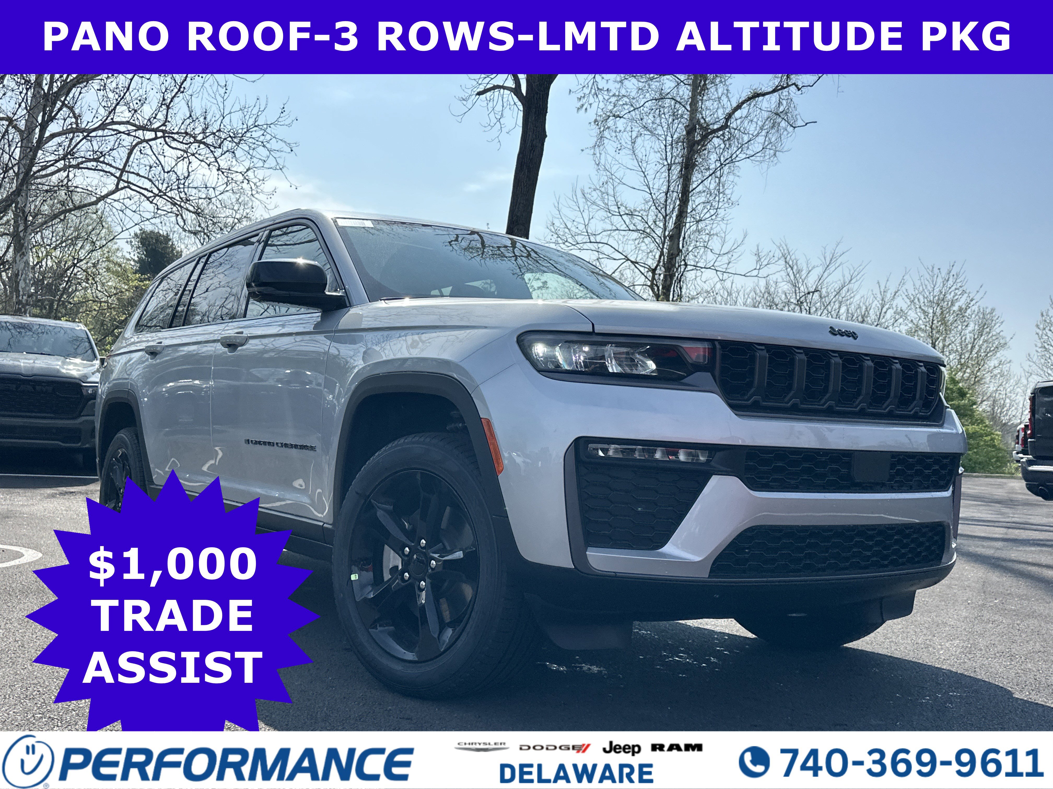 New 2026 Jeep Grand Cherokee L Limited w/ Limited Altitude Package