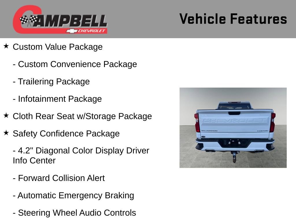 Used 2021 Chevrolet Silverado 1500 Custom w/ Custom Max Trailering Package image 31