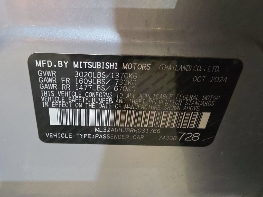 Used 2024 Mitsubishi Mirage ES FWD image 25