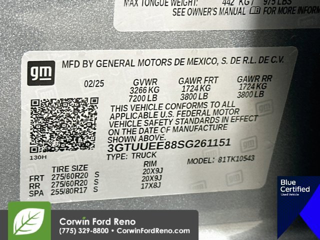 Used 2025 GMC Sierra 1500 AT4 w/ AT4 Premium Package AWD/4WD image 38