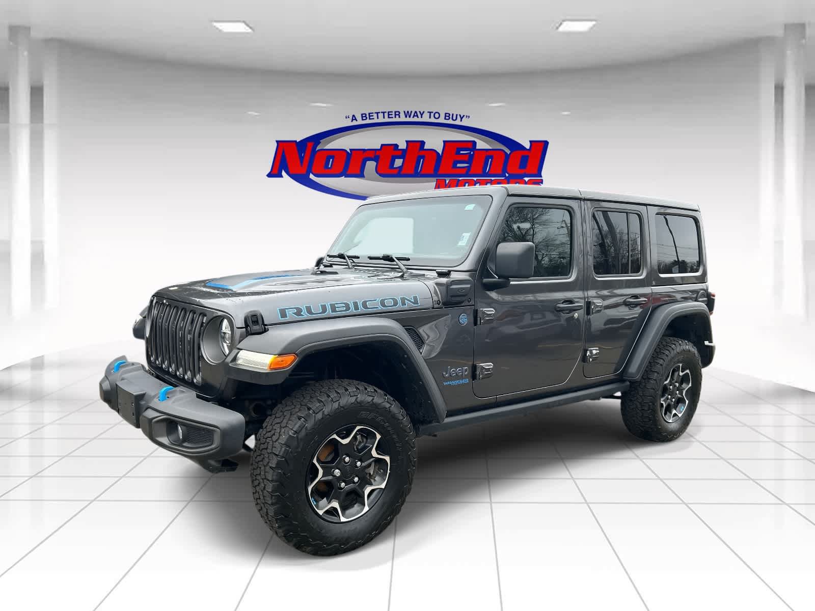 Used 2021 Jeep Wrangler Unlimited Rubicon 4xe w/ Dual Top Group AWD/4WD image 7