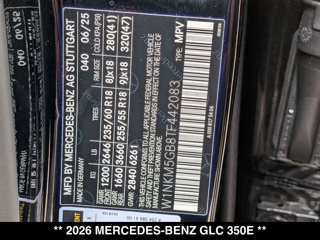 Certified 2026 Mercedes-Benz GLC 350e 4MATIC image 30