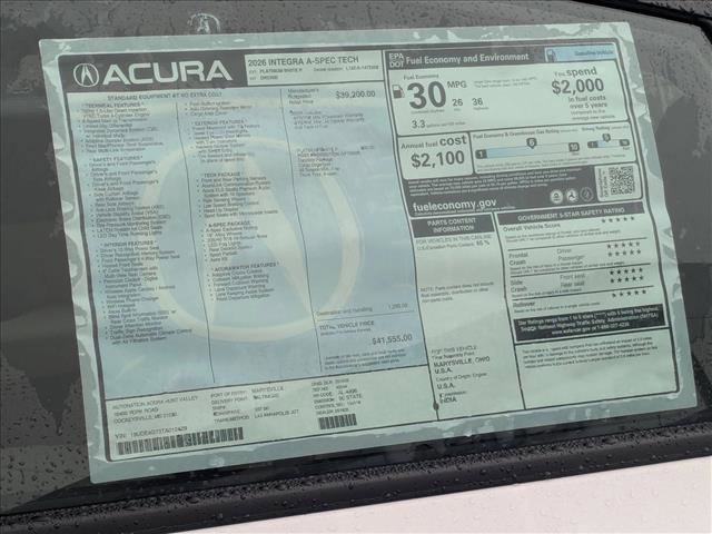 New 2026 Acura Integra A-Spec image 20