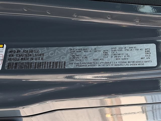 New 2026 Jeep Gladiator Mojave AWD/4WD image 17