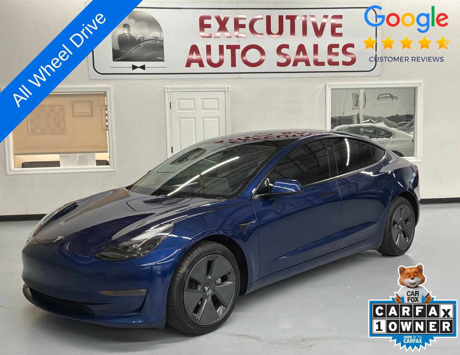Used 2022 Tesla Model 3 Long Range AWD/4WD image 1