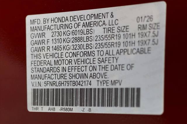 New 2026 Honda Odyssey Sport-L image 25