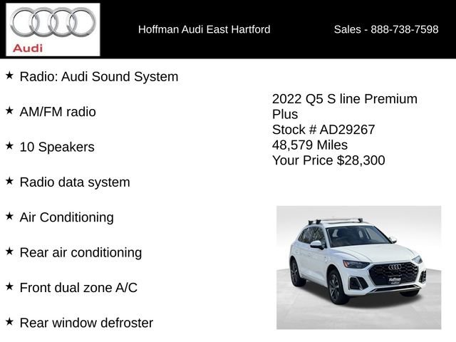 Used 2022 Audi Q5 2.0T Premium Plus AWD/4WD image 24