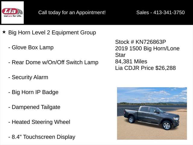Certified 2019 RAM 1500 Big Horn AWD/4WD image 16