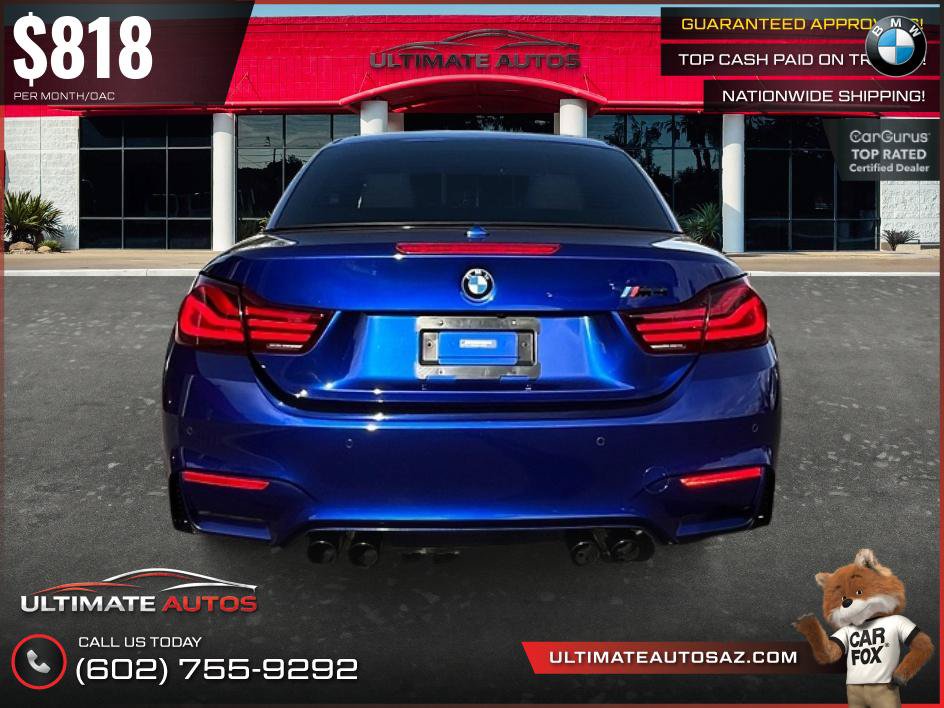 Used 2020 BMW M4 Convertible w/ Competition Package RWD image 8
