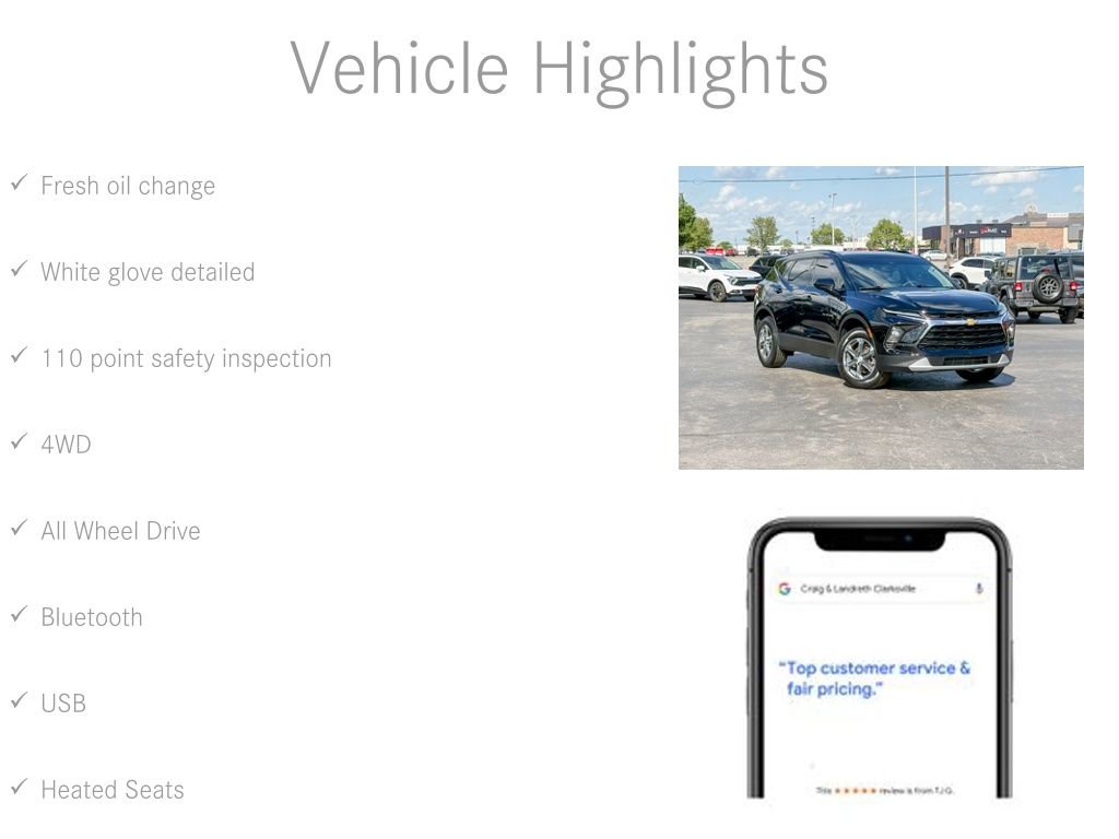 Used 2023 Chevrolet Blazer LT w/ Convenience Package image 6