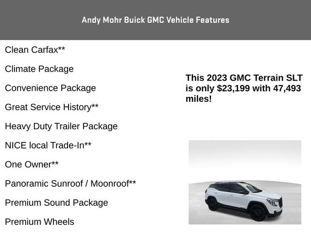 Used 2023 GMC Terrain SLT w/ Tech Package FWD image 8