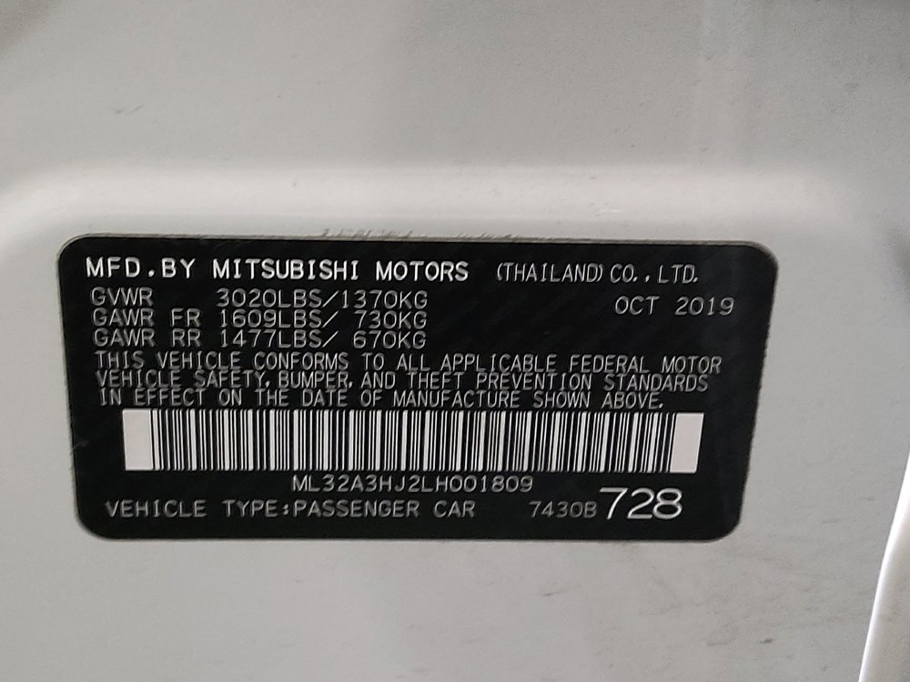 Used 2020 Mitsubishi Mirage SE image 33