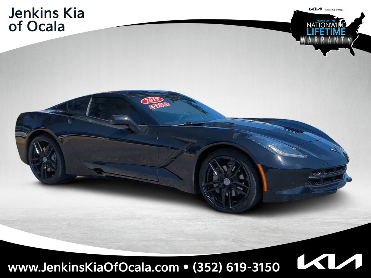 Used 2019 Chevrolet Corvette Stingray Coupe w/ Carbon Flash Badge Package