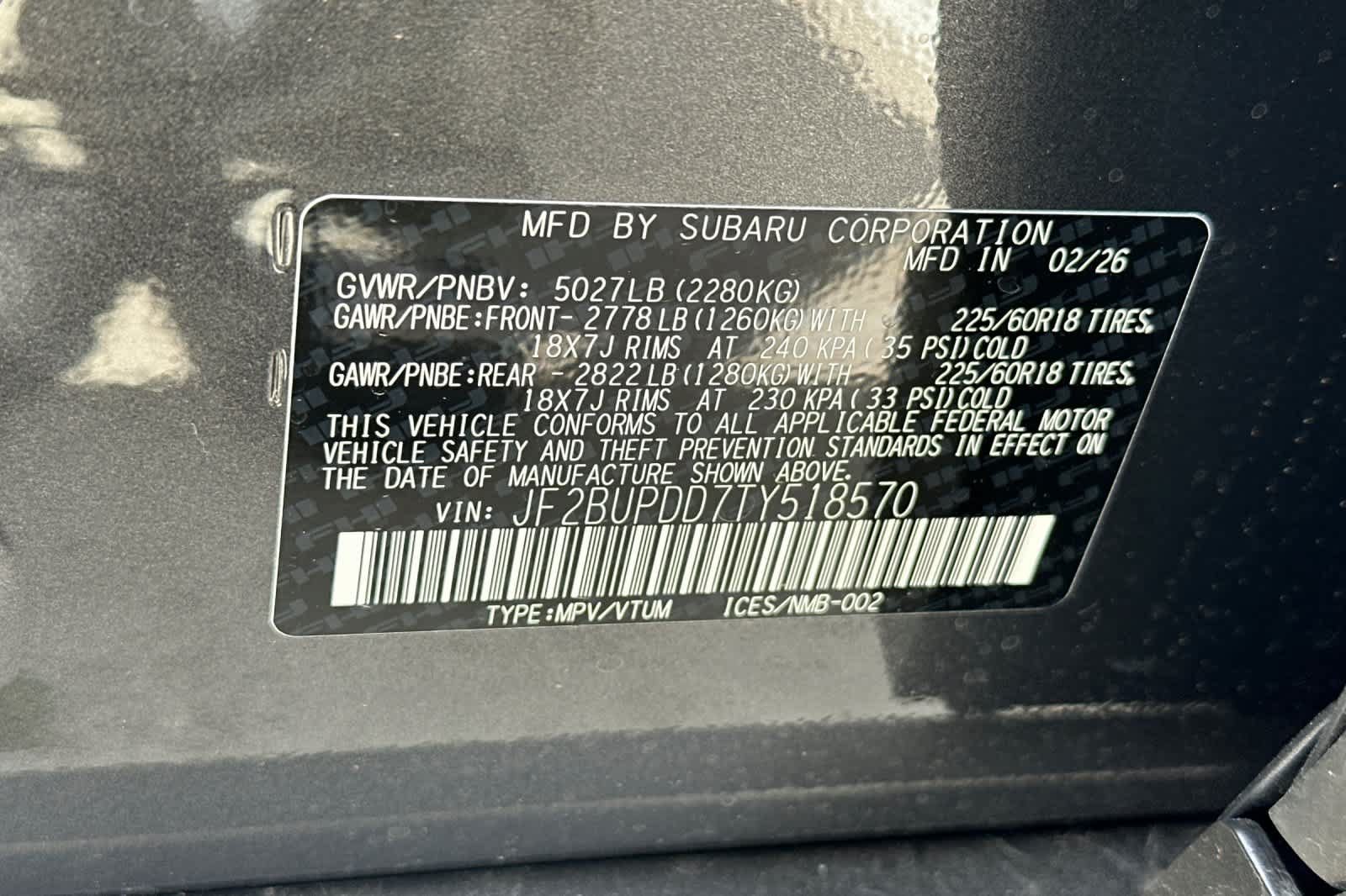 New 2026 Subaru Outback Limited AWD/4WD image 35