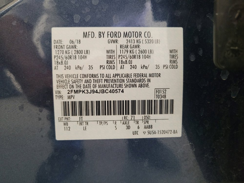 Used 2018 Ford Edge SEL w/ Equipment Group 201A FWD image 33
