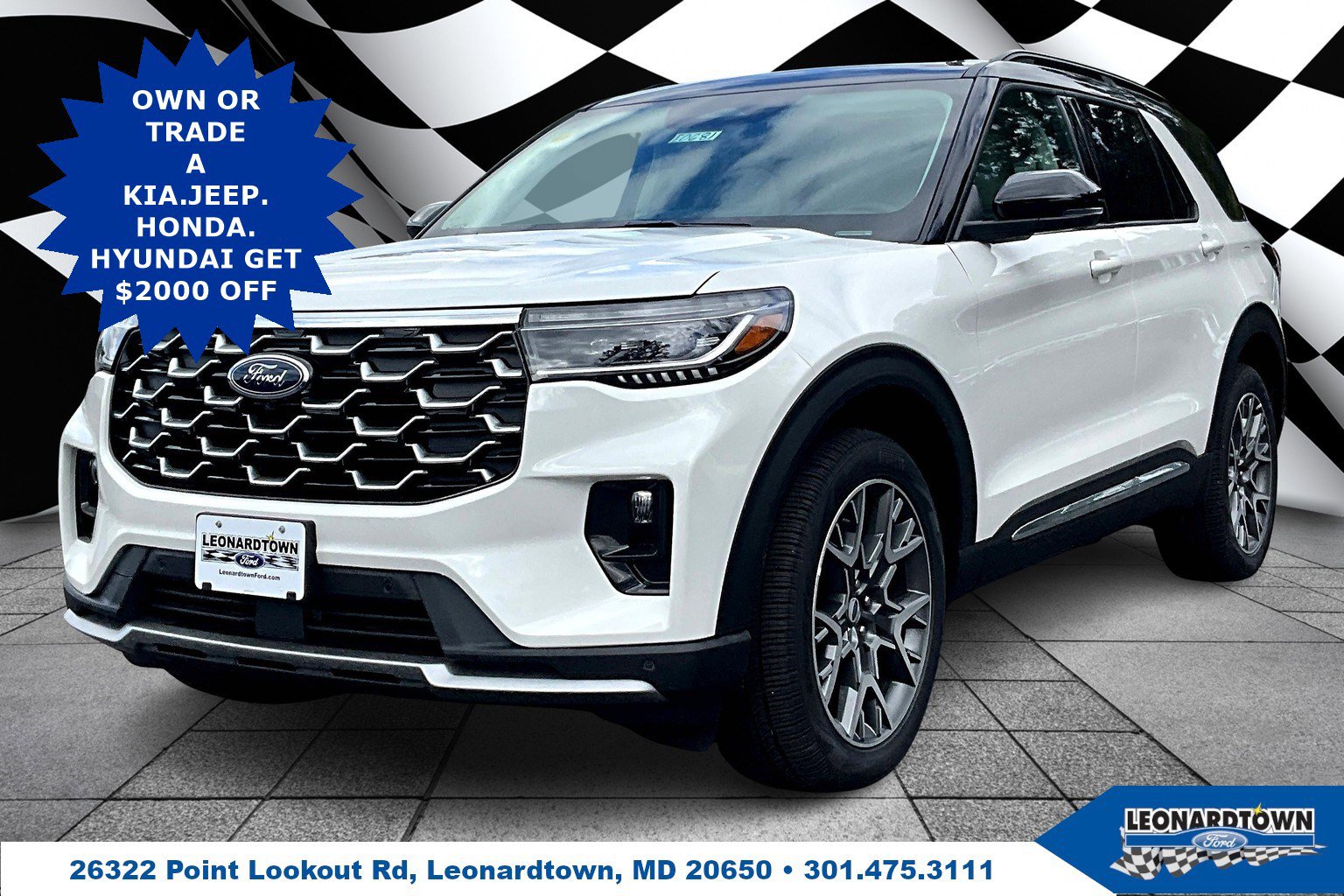 New 2025 Ford Explorer Platinum image 1