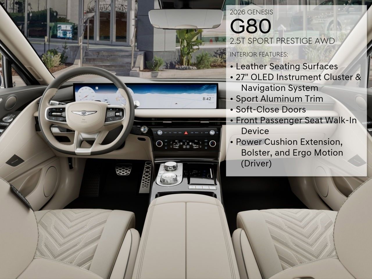 New 2026 Genesis G80 2.5T Sport Prestige AWD/4WD image 21