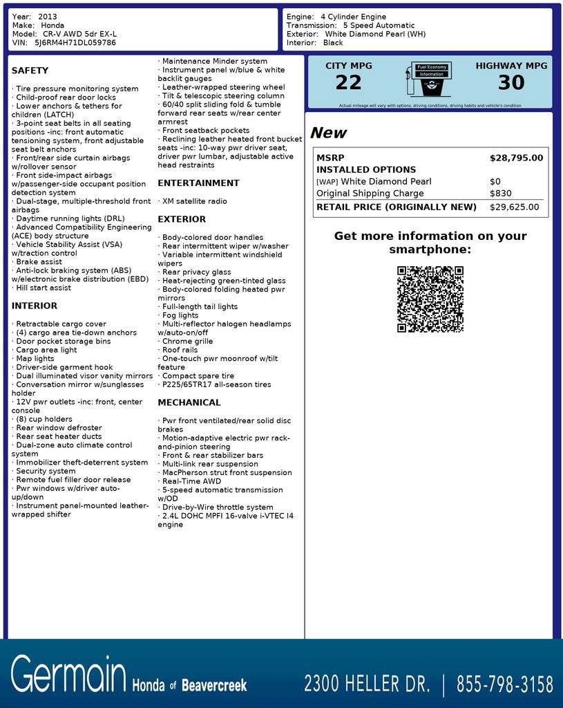 Used 2013 Honda CR-V EX-L image 33