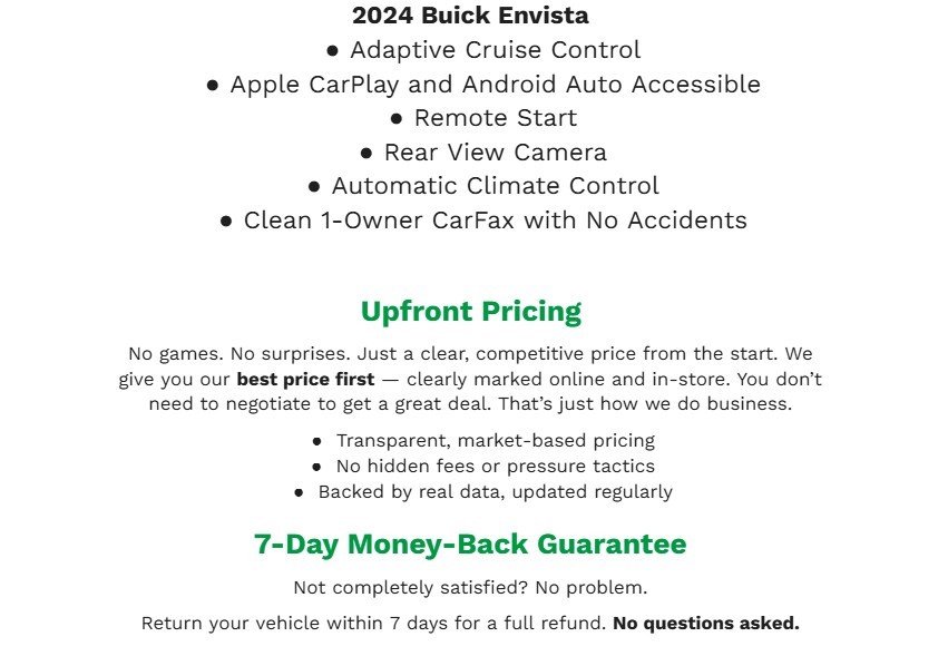 Used 2024 Buick Envista Sport Touring w/ Convenience I Package image 2