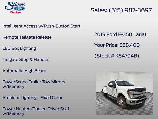 Used 2019 Ford F350 Lariat w/ Lariat Ultimate Package AWD/4WD image 25