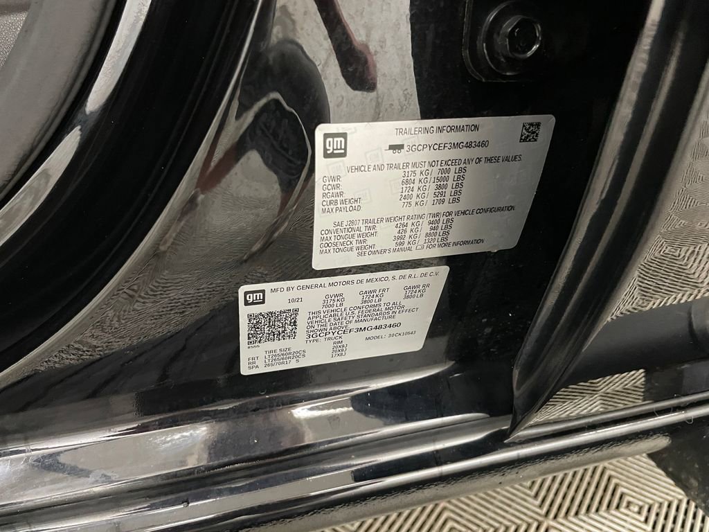 Certified 2021 Chevrolet Silverado 1500 Custom Trail Boss AWD/4WD image 29