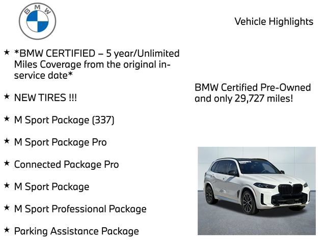 Certified 2024 BMW X5 xDrive40i w/ M Sport Package AWD/4WD image 11