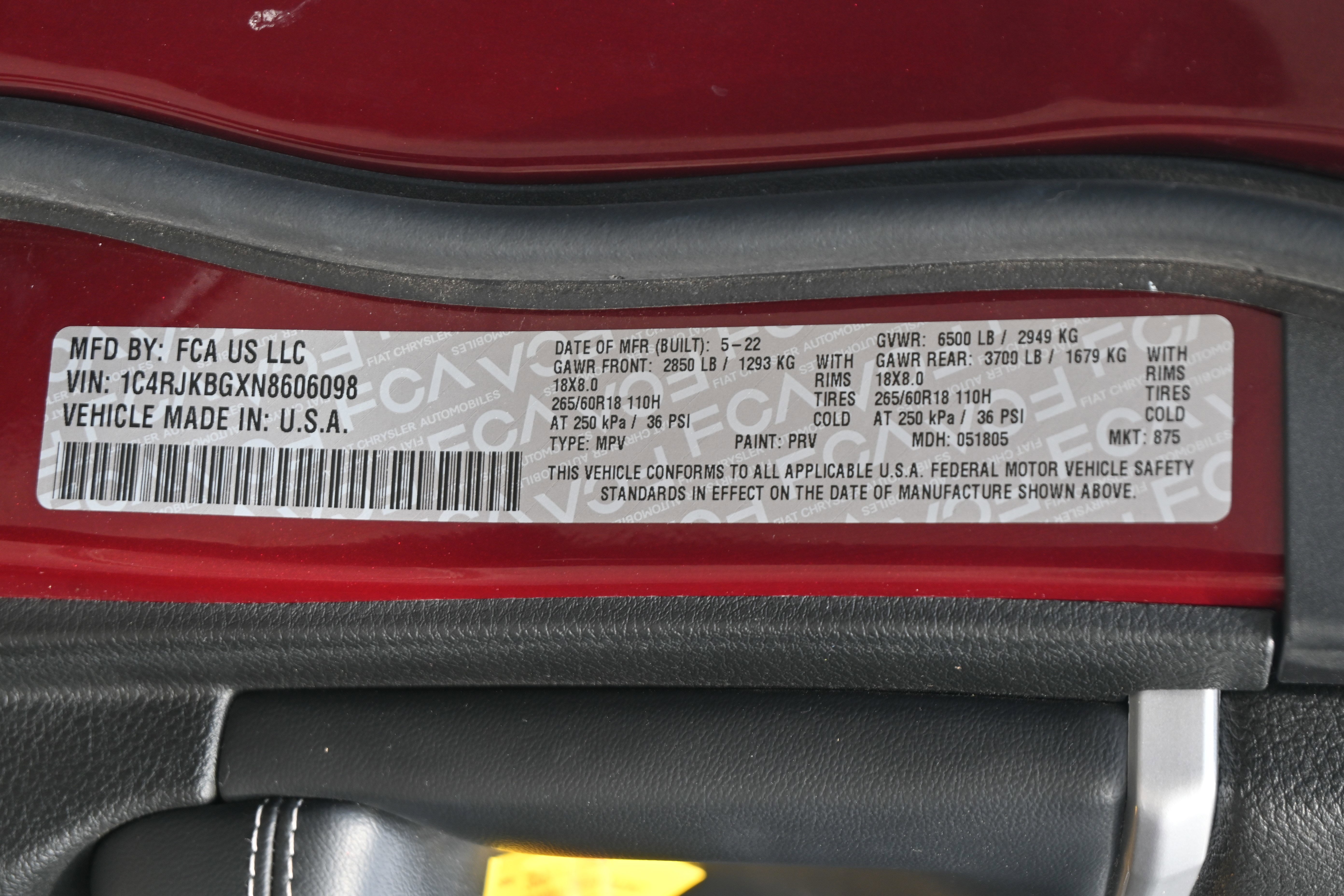 Used 2022 Jeep Grand Cherokee L Limited image 17