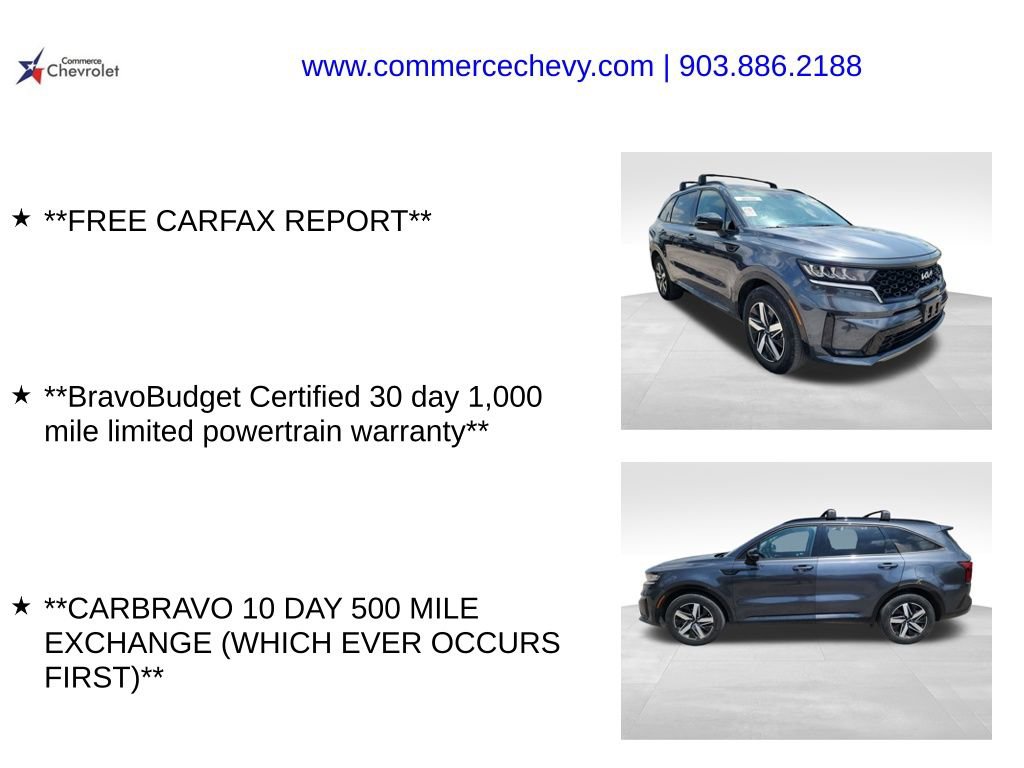 Used 2023 Kia Sorento S w/ Panoramic Sunroof Package FWD image 4