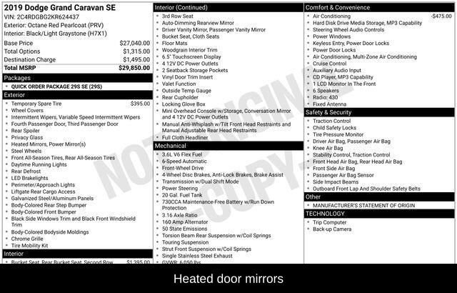 Used 2019 Dodge Grand Caravan SE image 9