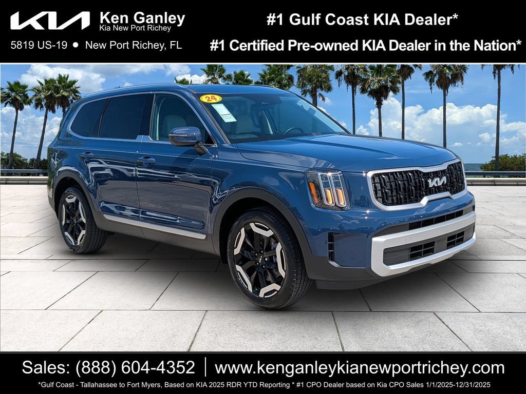 Certified 2024 Kia Telluride EX w/ EX Captain's Chair Package FWD image 1