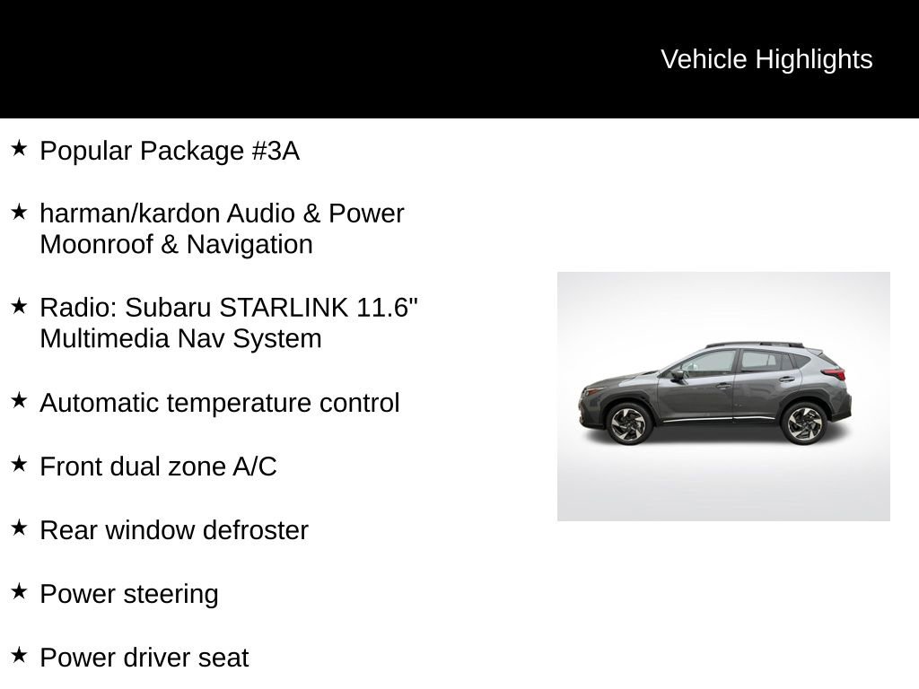 Certified 2024 Subaru Crosstrek 2.5i Limited w/ Popular Package #3A image 8
