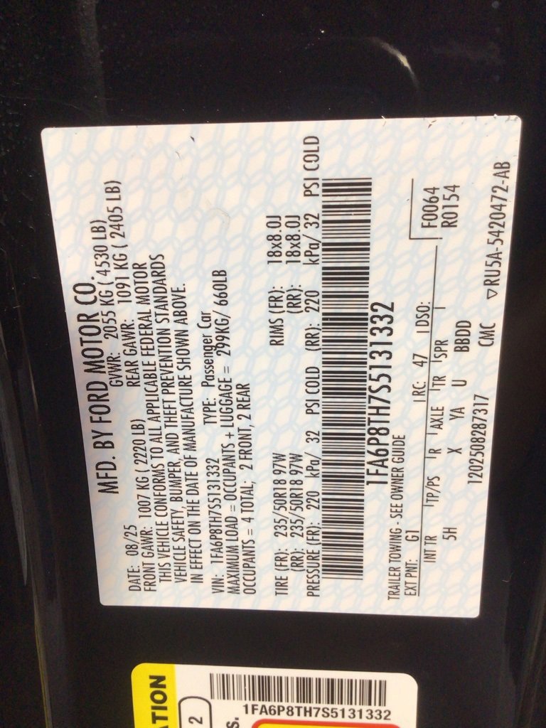 New 2025 Ford Mustang Premium image 35