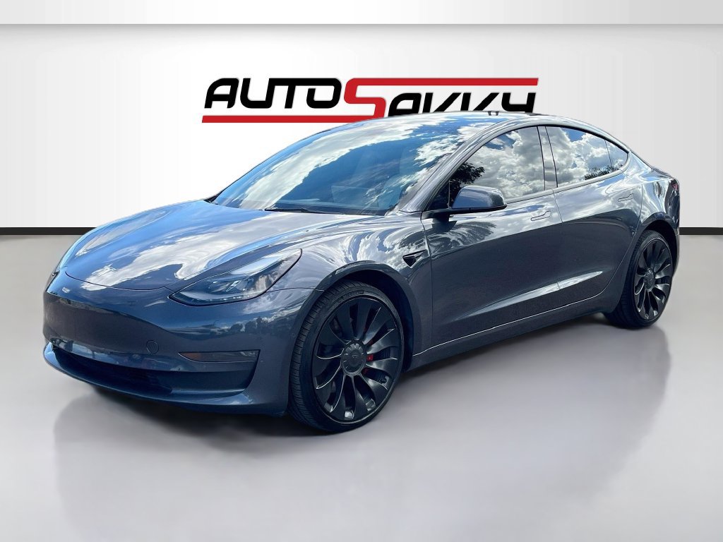 Used 2022 Tesla Model 3 Performance AWD/4WD image 3