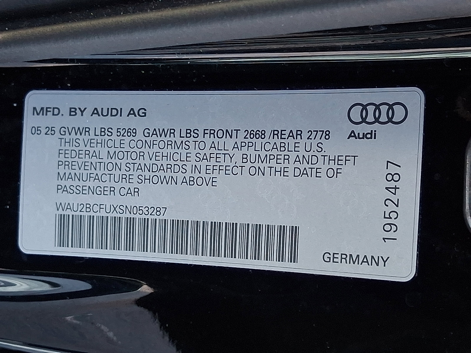 Used 2025 Audi A5 2.0T Premium Plus w/ Premium Plus image 27