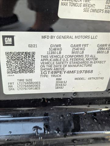 Used 2021 GMC Sierra 2500 AT4 w/ AT4 Premium Plus Package AWD/4WD image 20