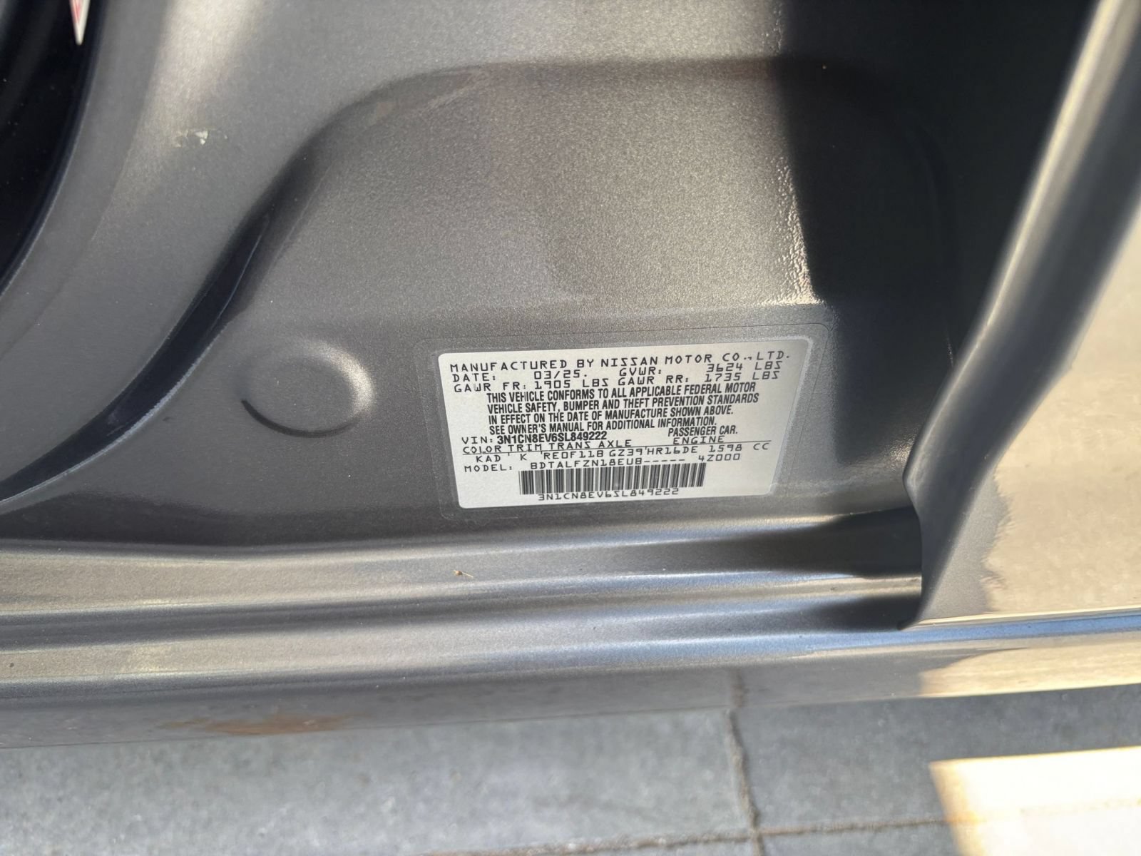 Used 2025 Nissan Versa SV FWD image 27