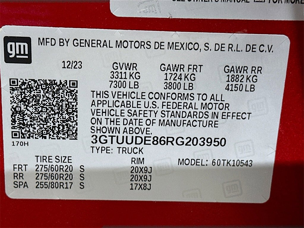 Used 2024 GMC Sierra 1500 SLT w/ SLT Premium Plus Package image 33