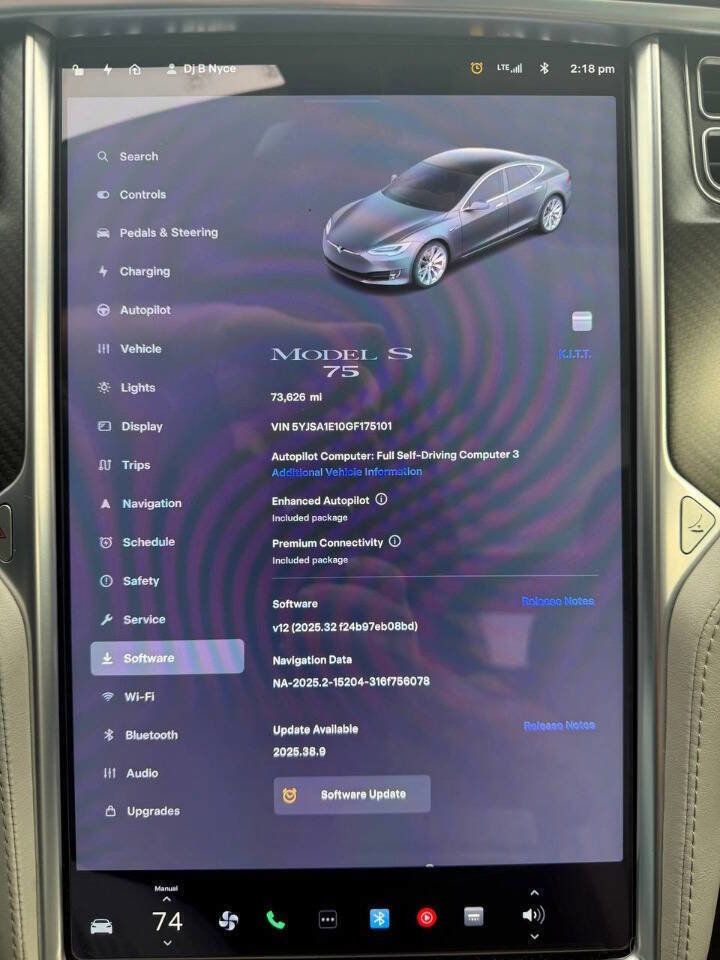 Used 2016 Tesla Model S 75 image 17