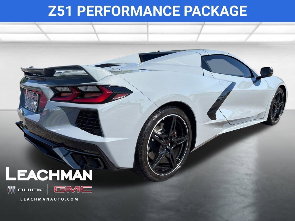 Certified 2024 Chevrolet Corvette Stingray Convertible w/ Z51 Performance Package RWD image 3